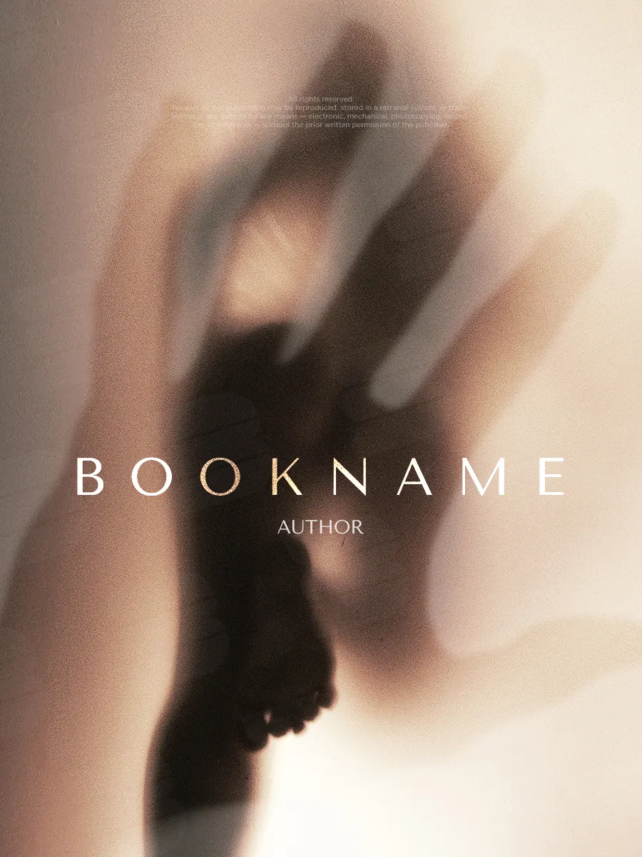 Обложка «Phantom Embrace»: движение тёмной фигуры размыто на тёплом светлом фоне.